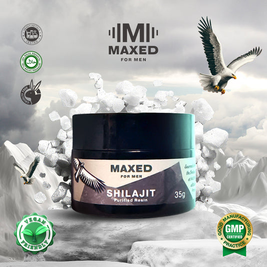 MAXED For Men - Shilajit Purified Resin - 35g